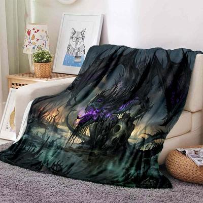 Pătură Dragon Pătură de flanel de pluș ultra ușoară și moale pentru canapea extensibilă Cele mai bune cadouri de birou