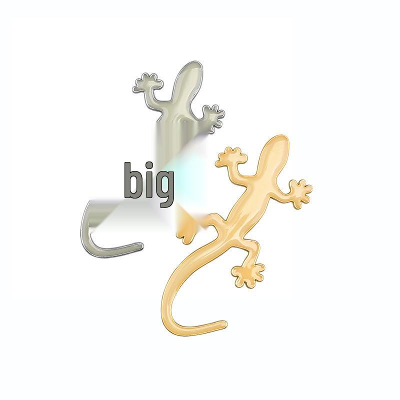 3D Luminous Metal Gecko Car Sticker - Decorative Scratch Cover for Car Body & Tail