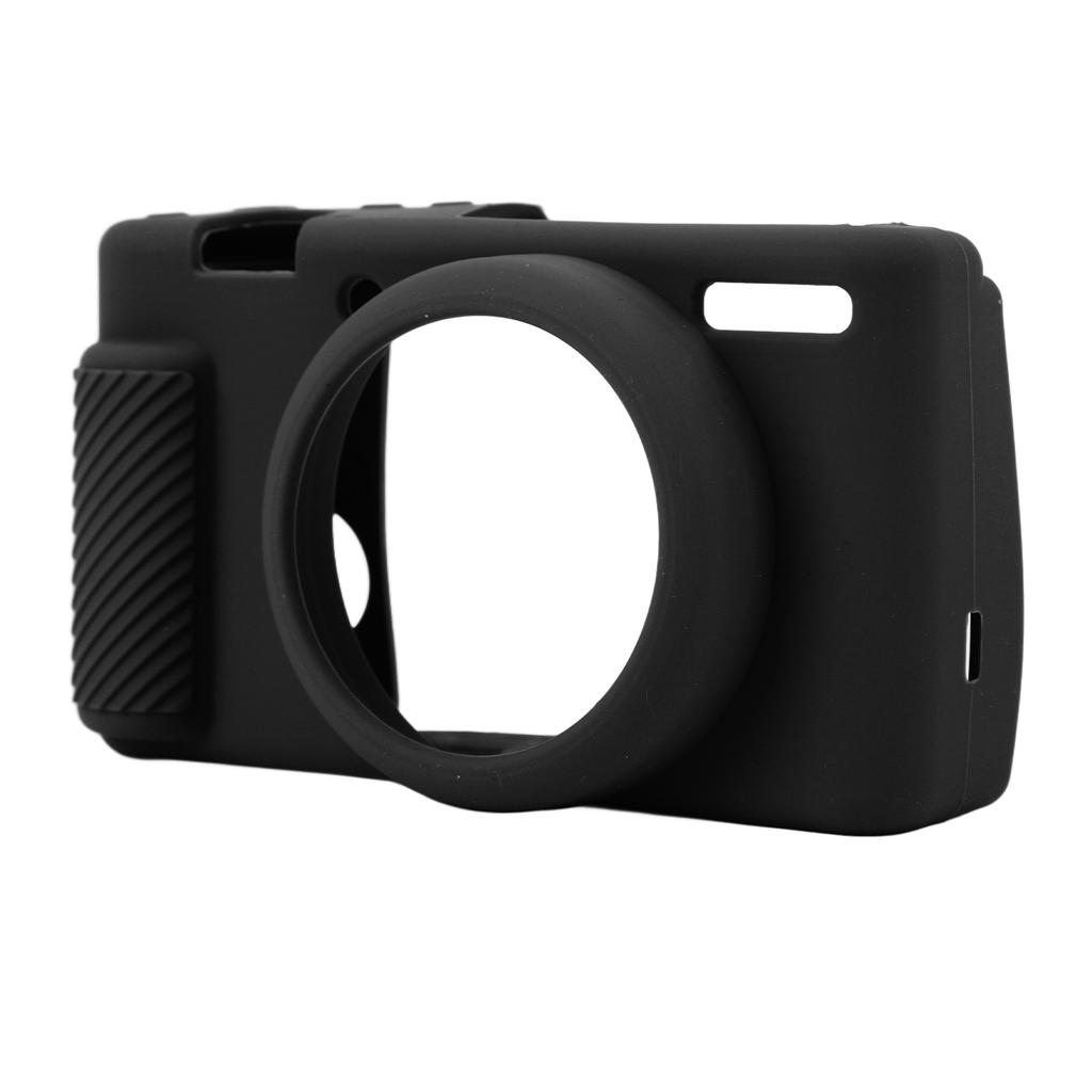 Camera Silicone Protective Case for ZV1F ZV1M2 Anti Scratch Slim Fit Soft Camera Sleeve Black