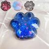Halloween Întuneric Starry Sky Series Cat Claw Squishy Fidget Toy Jucărie de decompresie din silicon Labe de pisică drăguță