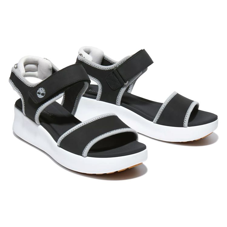 Timberland Los Angeles Wind Durable Sports Sandals Women Sandals Black White A23AM001