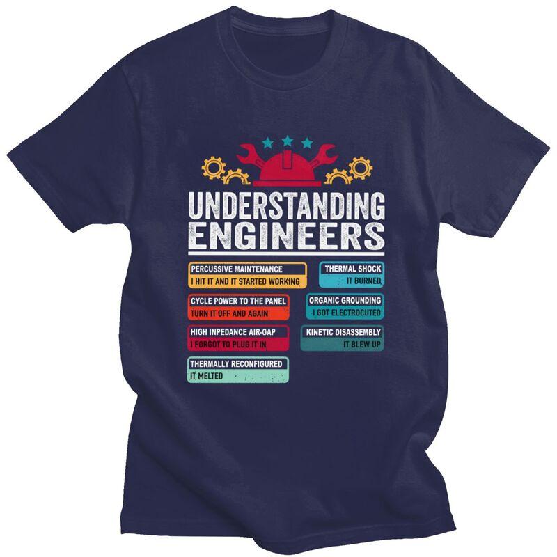 Custom Fashion Understanding Engineers Funny Engineering T Shirts Men Short Sleeve Tee 100 Cotton Oversized Tshirt Merch