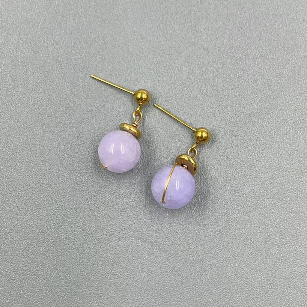 Summer Beach Jewelry Dainty Layering Choker Chunky Gemstone Genuine Aquamarine Beaded Necklace with Gold Toggle Clasp