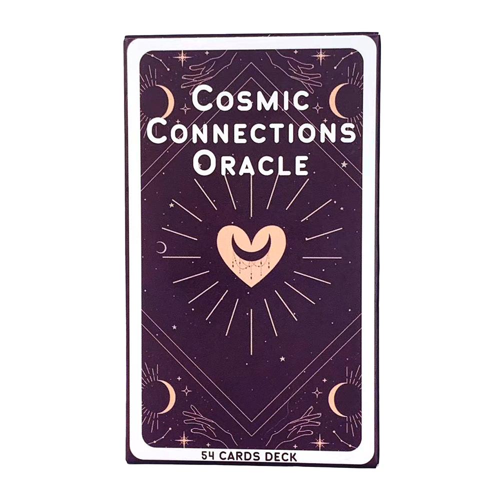 Cosmic Connections Oracle A 54 Cards Deck Classic Fate Divination Card Game ,Great For Beginners, Meditation & Party Games