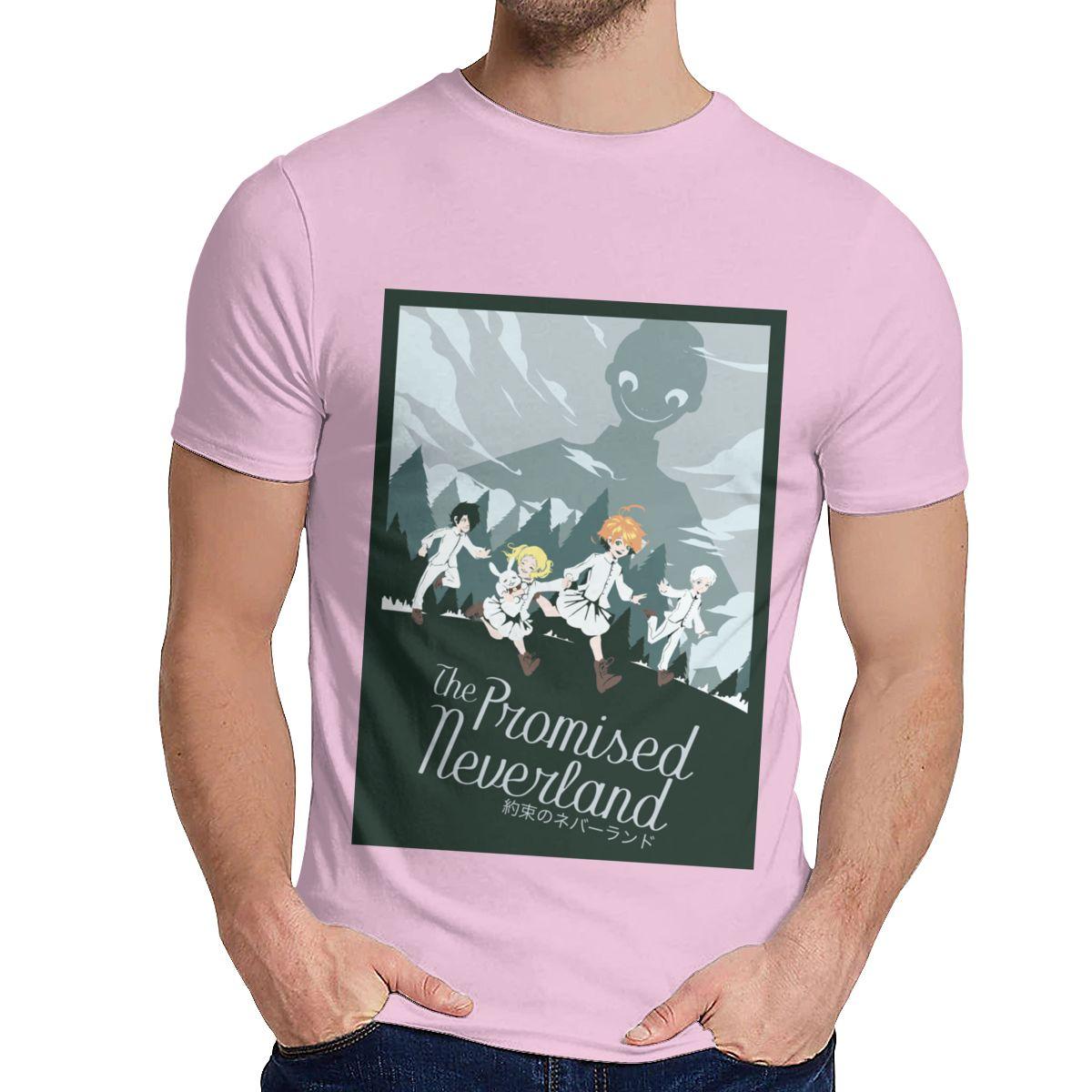 Crewneck The Promised Neverland Anime Tee Shirt For Man Soft T Shirt Us Size L