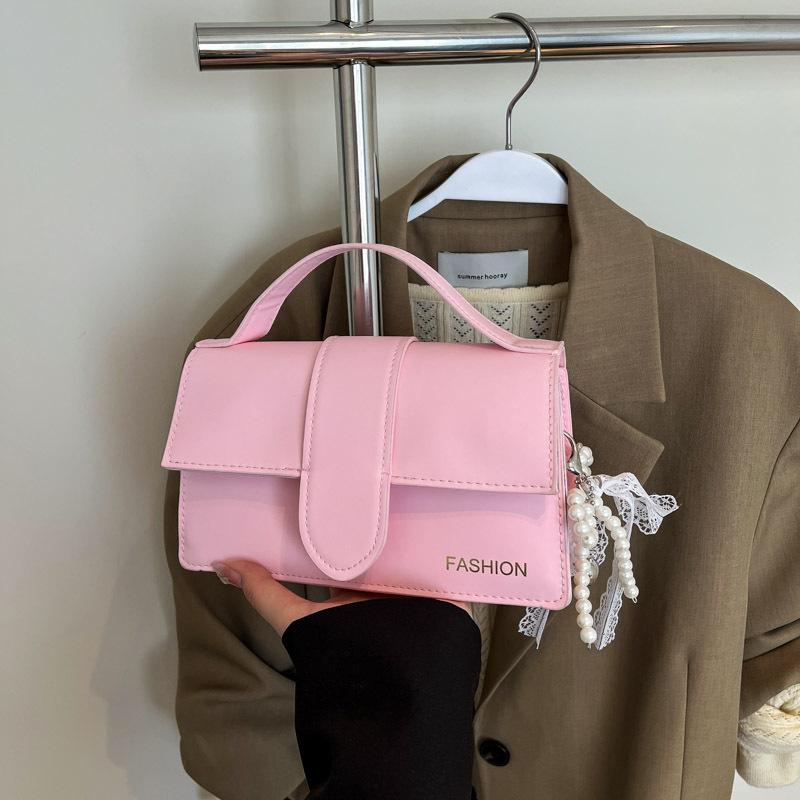 Premium Texture Temperament Beautiful Versatile Handbag Women's Solid Color Simple Shoulder Messenger Bag Casual Trend