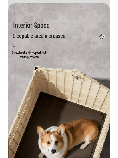 All-Season Outdoor Dog House: Rainproof, Coldproof Sleeping Nest for Large Dogs