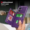 For Samsung Galaxy A17 A36 A26 A55 A25 A15 A05 A34 A73 A23 A12 Wallet Case with Card Slot, Folio Flip RFID Blocking with Stand