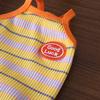 Pet Spring Thin Striped Vest Cat Breathable Sunscreen Vest Teddy Small Dog Top Dog Clothes for Small Dogs