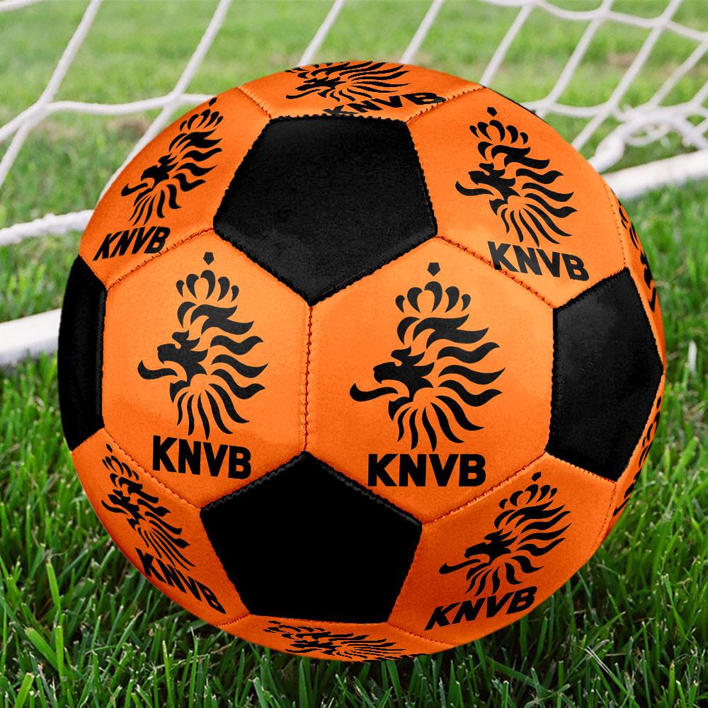 1pc KNVB Soccer Ball Size 5 Indoor Soccer Ball Fashion Colorful Backyard Game - Great For Sports Fans Gift HE66