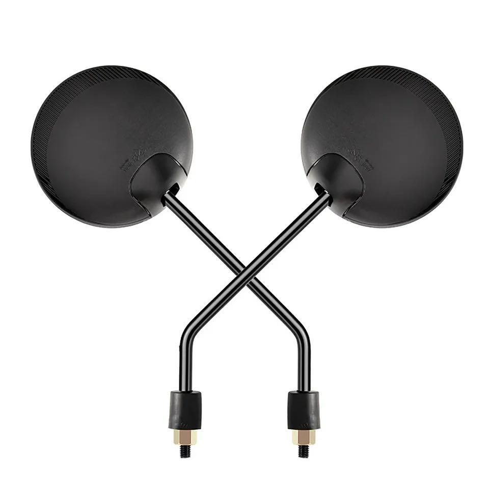 8MM Rear View Mirror Bike Cycling Clear Wide Range Mirror Convex Rearview Mirror Cycling Electric Bicycle Accessories