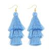 2020 3 Layered Bohemian Fringed Luxury Statement Tassel Earrings 2020  Boho Fashion Jewelry Women Long Drop Dangle Earrings