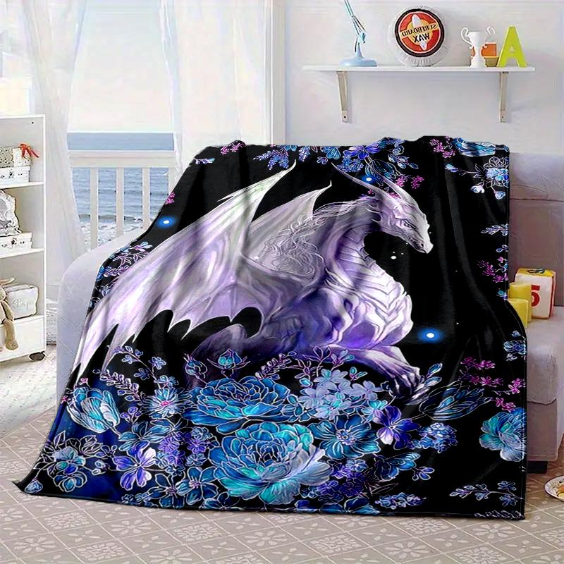 Golden Dragon Circle Blanket Flannel Blanket Throw Blanket Sofa Cover Blanket Soft Premium Blanket Picnic Blanket Tv Blanket Gifts