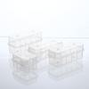 3/5/7/10Ml 10-Slot Vial Storage Case Plastic Clear Microtube Storage Box Stackable Freezer Tube Box Diabetic Supplies