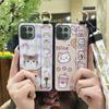 Dirt-resistant Waterproof Phone Case For Cubot C30 Wristband Cute Kickstand Phone Holder Wrist Strap Protective Durable