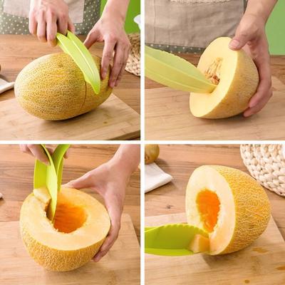 Multifunktionale kreative Cantaloupe-Melonen-Fruchtschneider, Schäler, Obstmesser, Schneidegeräte