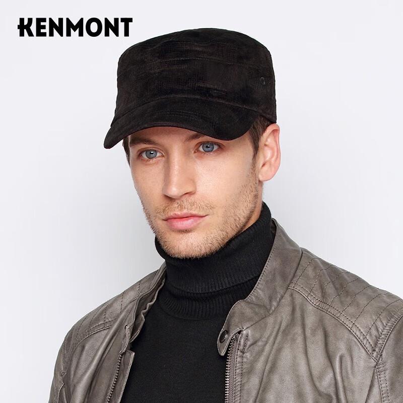 Мужская теплая вельветовая кепка-утка Kenmont 58.5