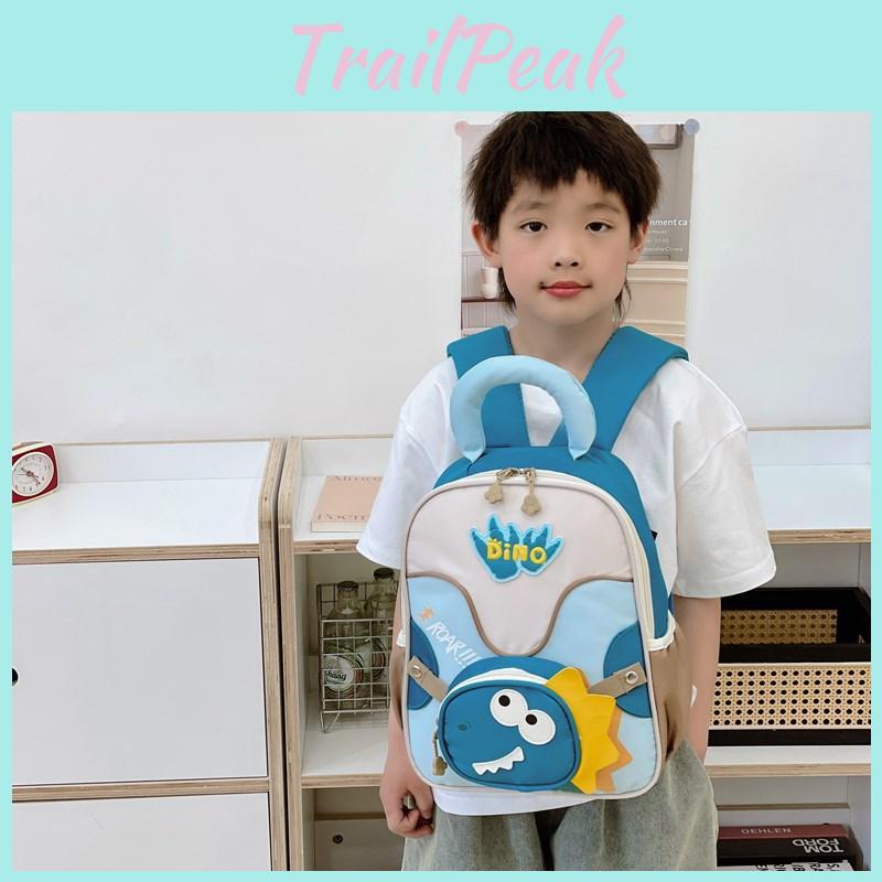 Kids School Backpack With Animal Pattern Lightweight Durable For Educational Use