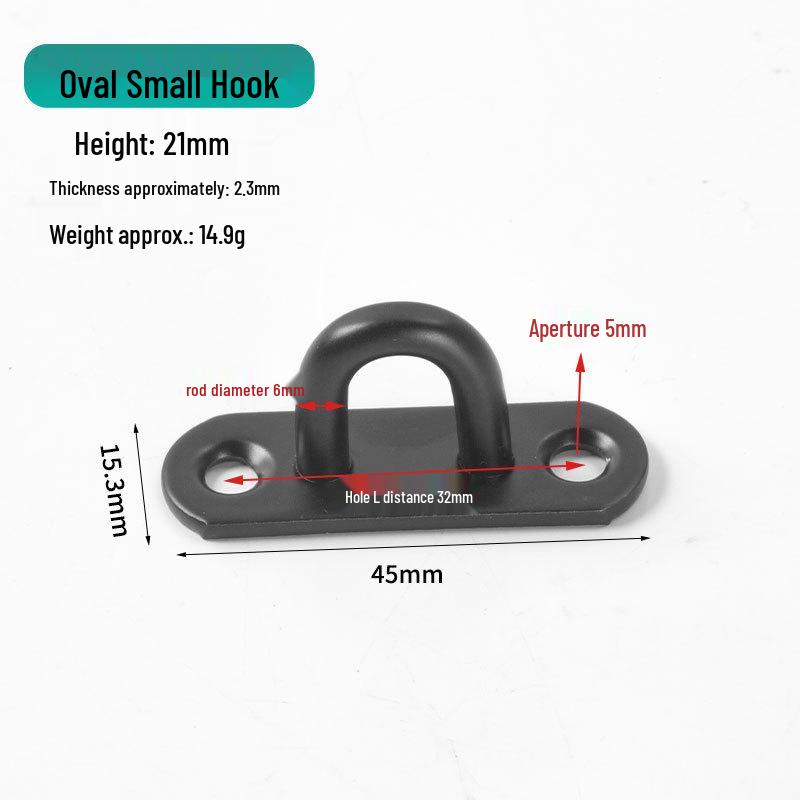 Jinrongda Heavy-Duty Stainless Steel Ceiling Hook for Fans