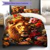 Cartoon Pattern Bedding Quilt Set Quilt Cover Pillowcase Home Decoration Birthday Gift (1 * Duvet Cover + 2 * Pillowcase, Without Core)