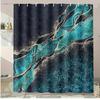 Colored Circles Washable Dirt-Resistant Shower Curtain Shower Head Waterproof Polyester Bath Curtain For Home Decor Accessories