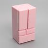 Miniature Refrigerator with Opening Door Realistic Plastic Kitchen Appliance for Toy Room Micro Scene Decor 1/12 Scale Pretend Play Accessory for Kids