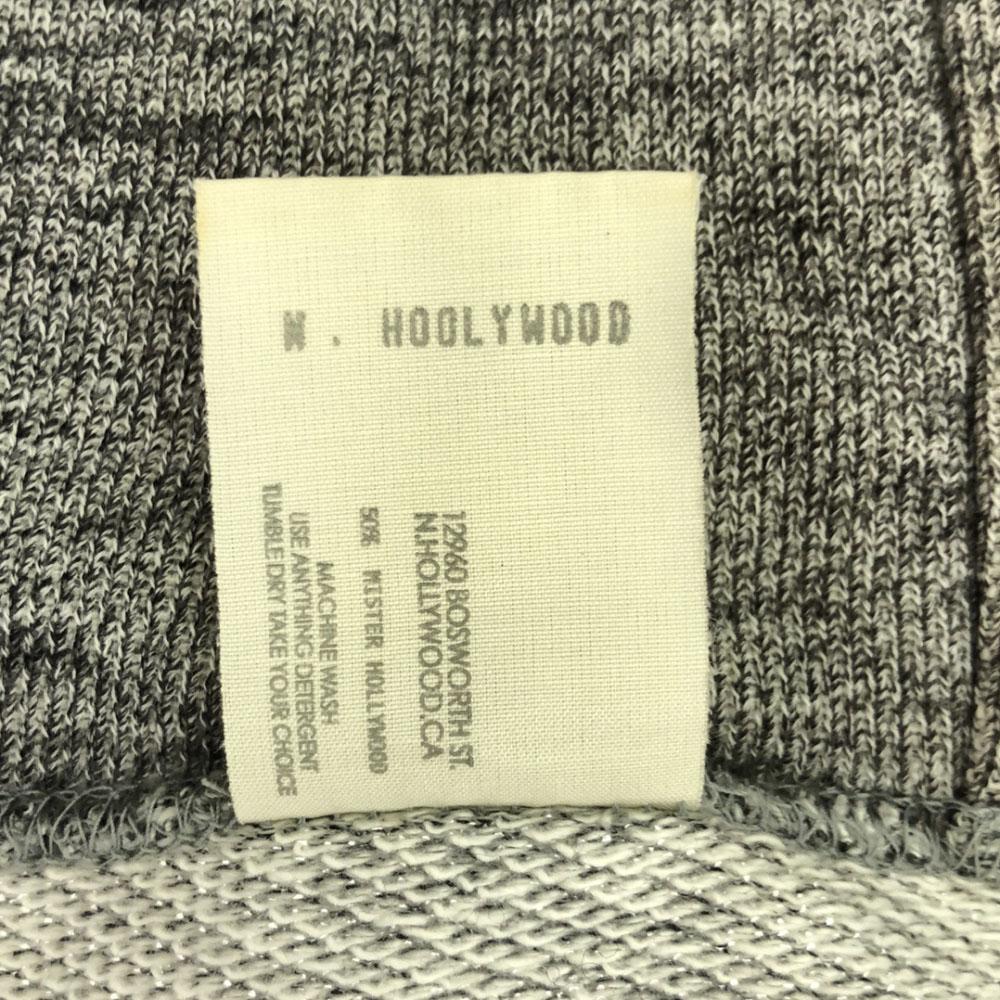 N.HOOLYWOOD Made in Japan Langarm Sweatshirt Reißverschluss Hoodie 36 Heather Grau Herren Gebraucht