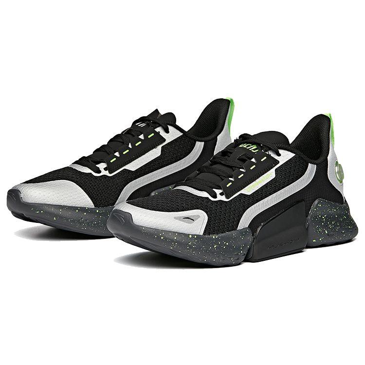 Anta Overwatch X  Genji Training Series Durable Breathable Low-Top Training Shoes Men Shoes Black Silver 112027786-12