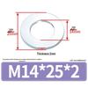 Extra Large Galvanized Metal Flat Washers - Sizes M1.6 to M14