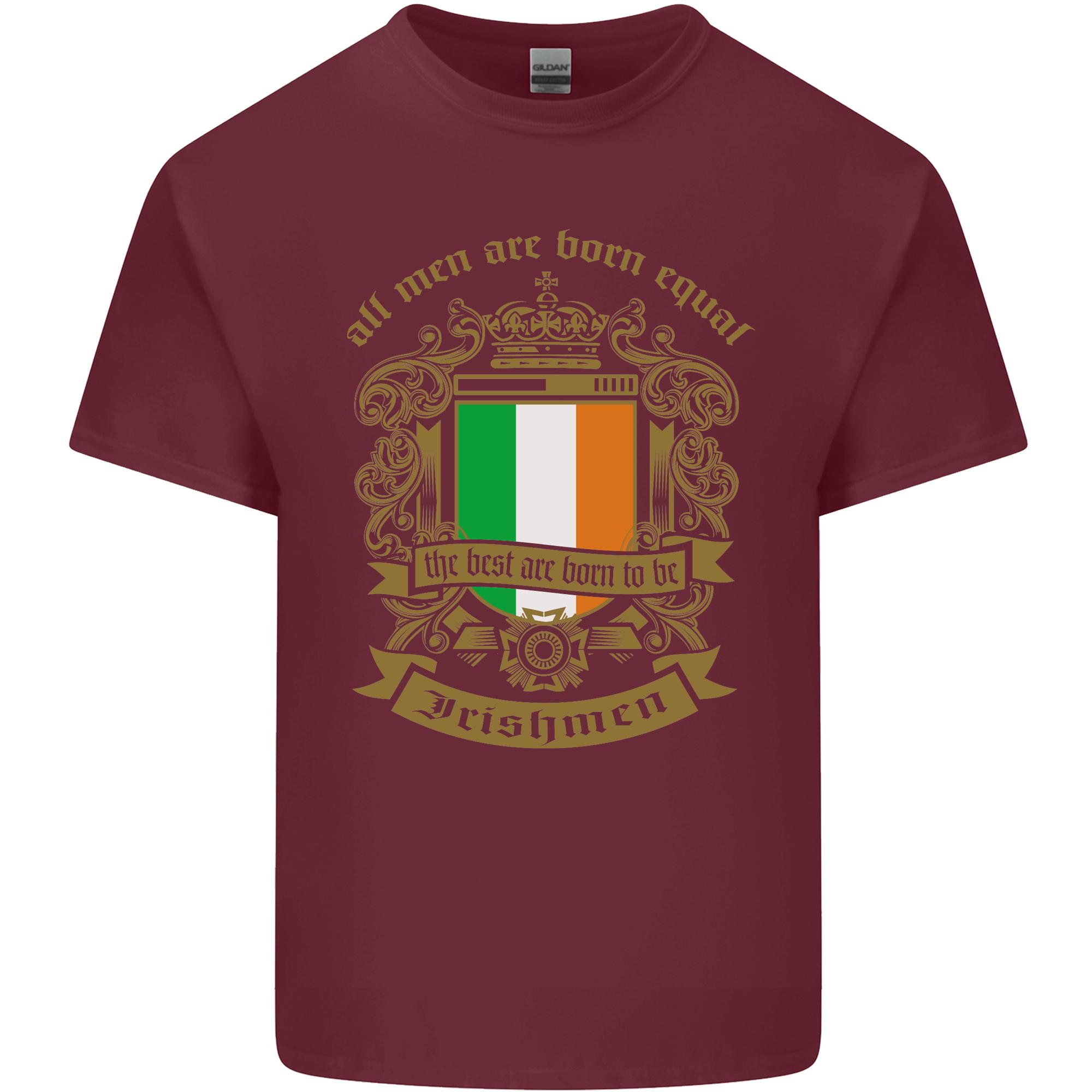 All Unisex Are Born Equal Irish Ireland Unisexs Light Cotton TShirt S
