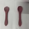 Silicone Baby Tableware Set: Bowl, Fork, Spoon, Plate with Suction Cup