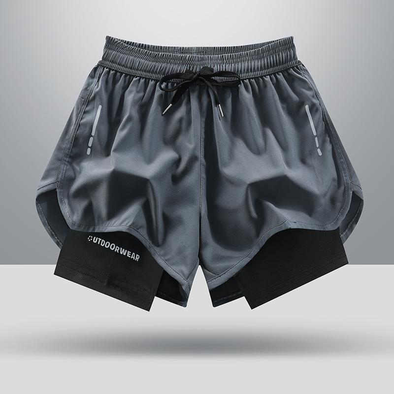 Men Training Gym Shorts 2 In 1 Basketball Shorts Quick Dry Sport Running  Fitness Shorts Man Sportswear
