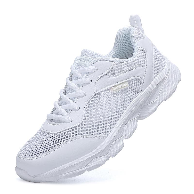 Summer year breathable deodorant single mesh shoes lightweight hollow mesh running shoes hollow shoes