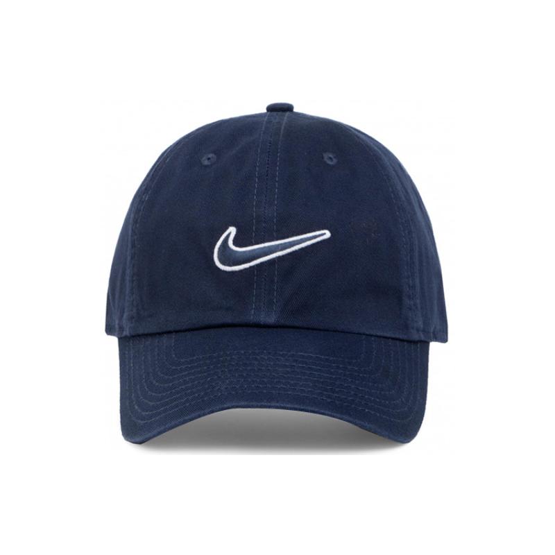 Nike Cotton Baseball Caps Unisex Navy Blue Casual 943091-451