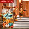 2D Flat, 2D Flat Autumn Thanksgiving Pumpkin Sunflower Garden Flag_4 (1)- Outdoor Garden Flag Double-sided Home Decoration Courtyard Decoration Outdoo