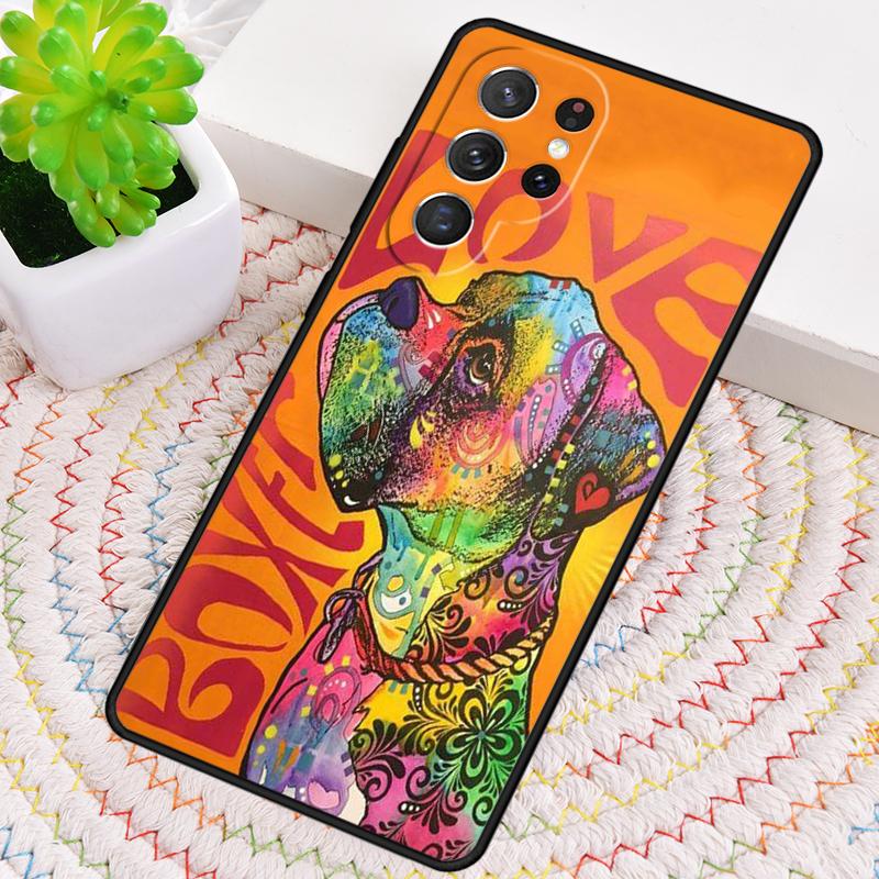 Boxer Dog Phone Case for Samsung Galaxy note 10 pro S26 Ultra S23 S24 FE S25 S21 S22 PLUS shockproof Cove