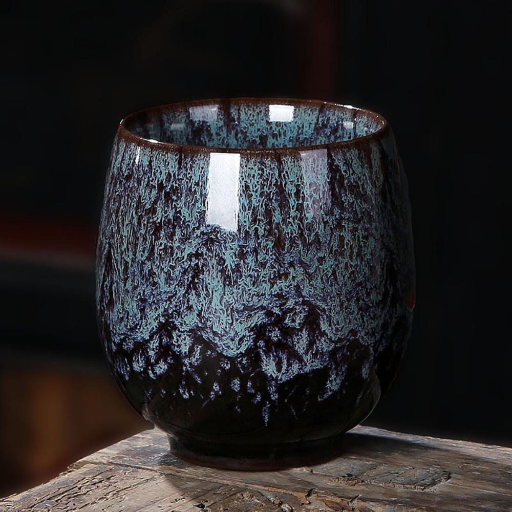 Creative Kung Fu Ceramic Teacup Drinkware Kiln Transformation Tea Bowl Porcelain Japanese Style Water Cup