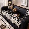 2025 New Special-shaped Sofa Cushion Light Luxury High-end Sense Simple Modern Black and White Sofa Seat Cushion Non-slip Cover Cloth Towel