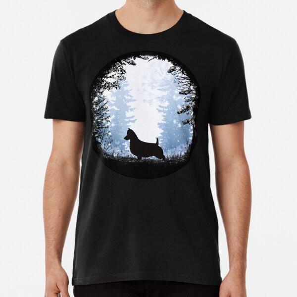 “First Snow” Australian Terrier TShirt Made in Australia Unisex T-Shirt XXXXL