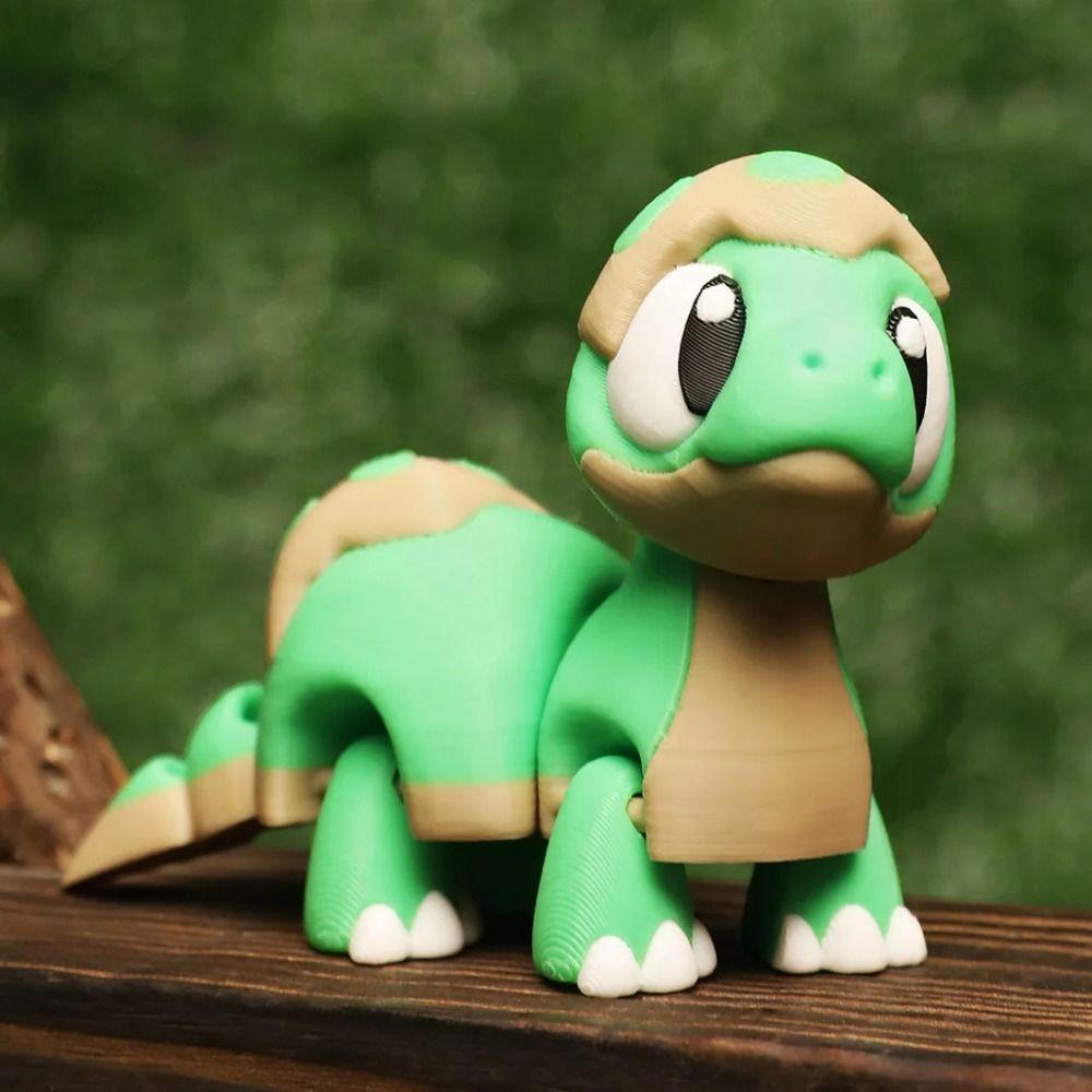 Swinging Simulation Dinosaur Model Joint Movable Pet 3D Printing Toys  Desktop Decor