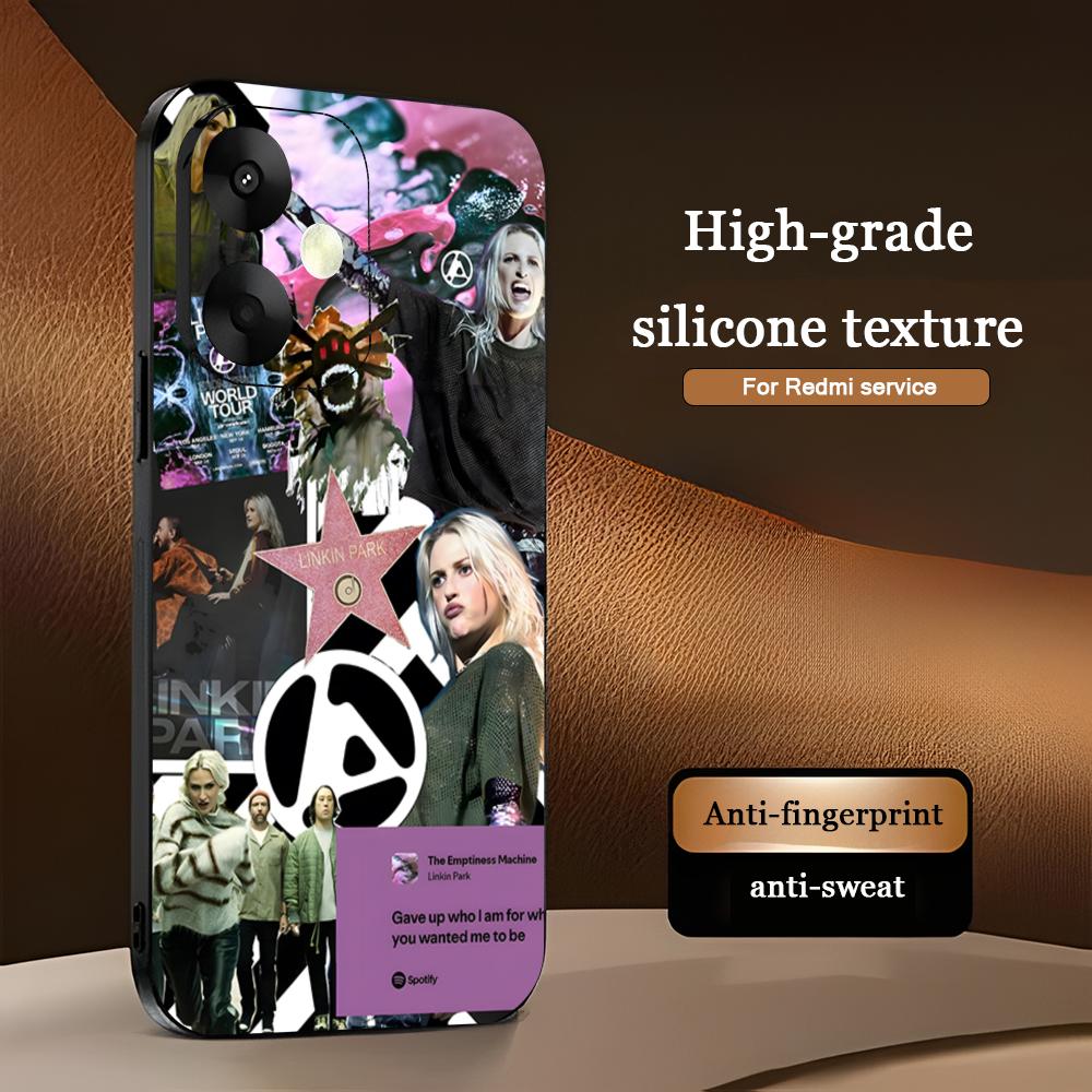 Linkin P-Park Band LOGO Hot Phone Case For Xiaomi Redmi 14C 13C 12C Note14 13 12 11 10 Pro Plus S Soft Black Phone Cover