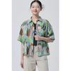 Women S Multi Stripe Short Sleeve blouSe Babl97631