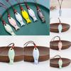 Handmade Fish Whistle Necklace Adjustable Cord Porcelain Fish Pendant  Friends Gift