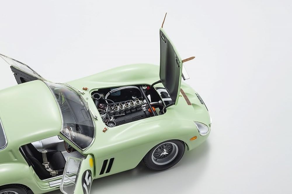 Kyosho Original Scale Scale Ferrari 250GTO 1962 Goodwood Finished Product KS08438C 1/18 #15 (Light Green)