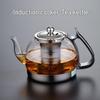 Heat-Resistant Glass Teapot: Induction Cooktop-Ready Kettle for Boiling Water and Brewing Tea