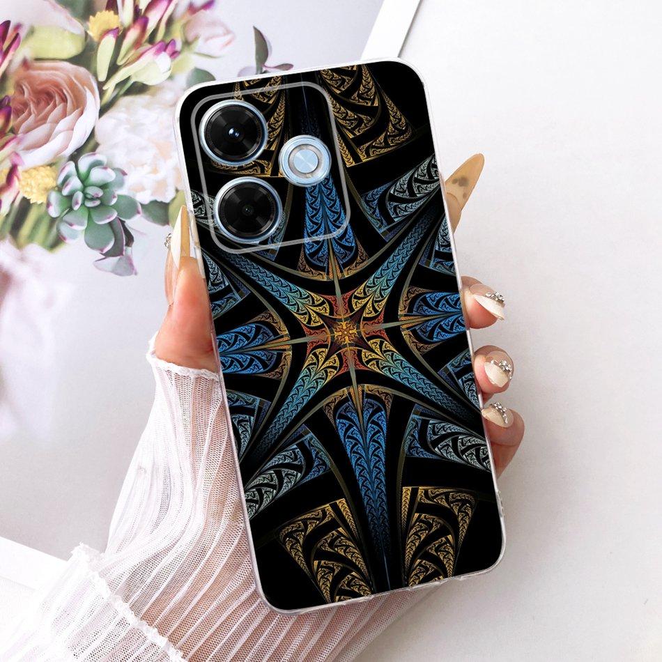 For Xiaomi Redmi 13X Cool Dragon Tiger Pattern Phone Case For Redmi 13X Soft Silicone TPU Cases