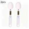 Digital Measuring Spoon Scale 0.1g Accurate 500g Capacity LCD Screen Portable Kitchen Food Scale for Baking Milk Powder Weighing