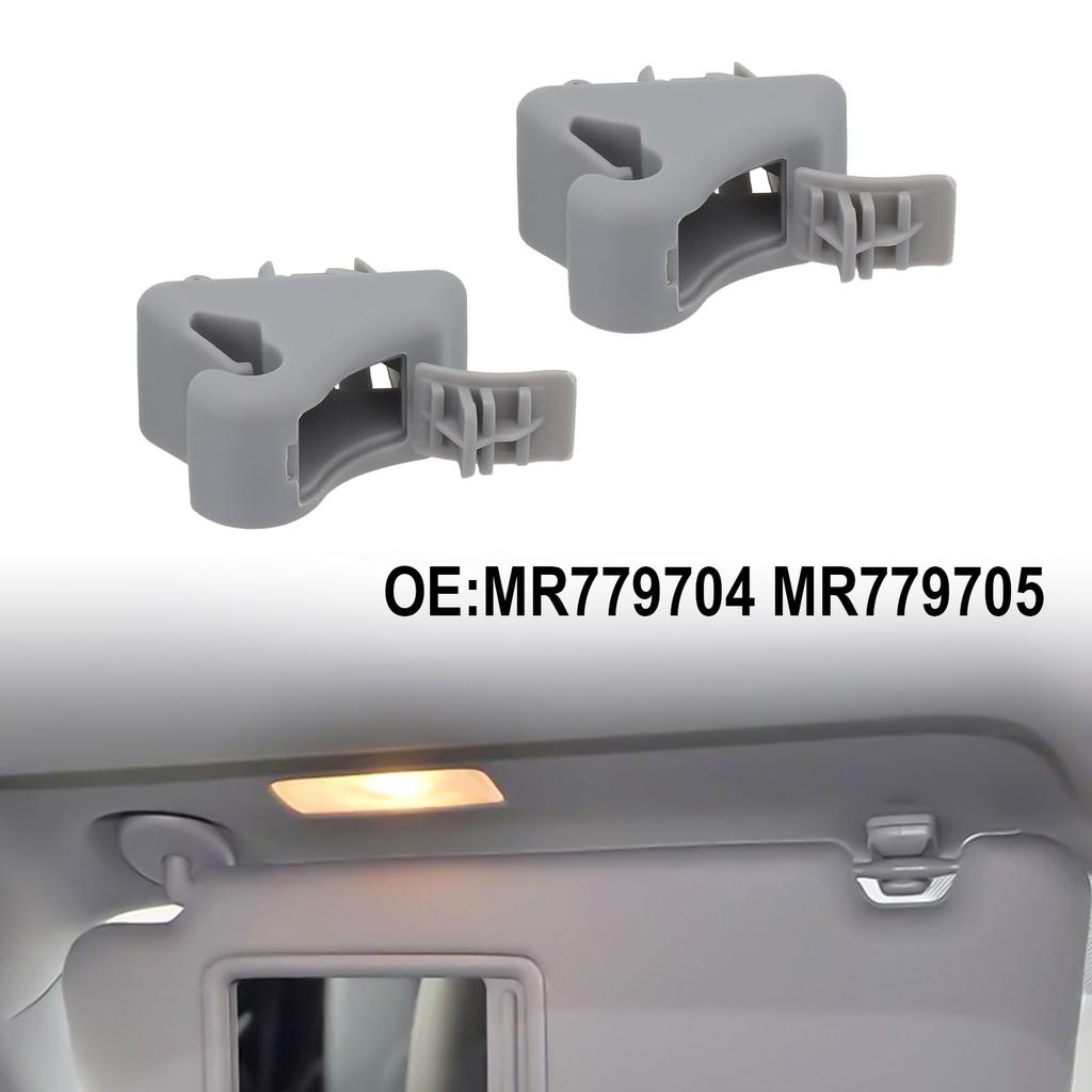 Gray Sun Visor Retainer MR779704/MR779705 Practical