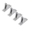 4 Stück Deckscharnier für Boot 316 Edelstahl Top-Montagebeschläge Markise Befestigungszubehör