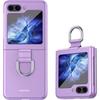 Ring Holder Case for Samsung Galaxy Z Flip5 5G, Purple